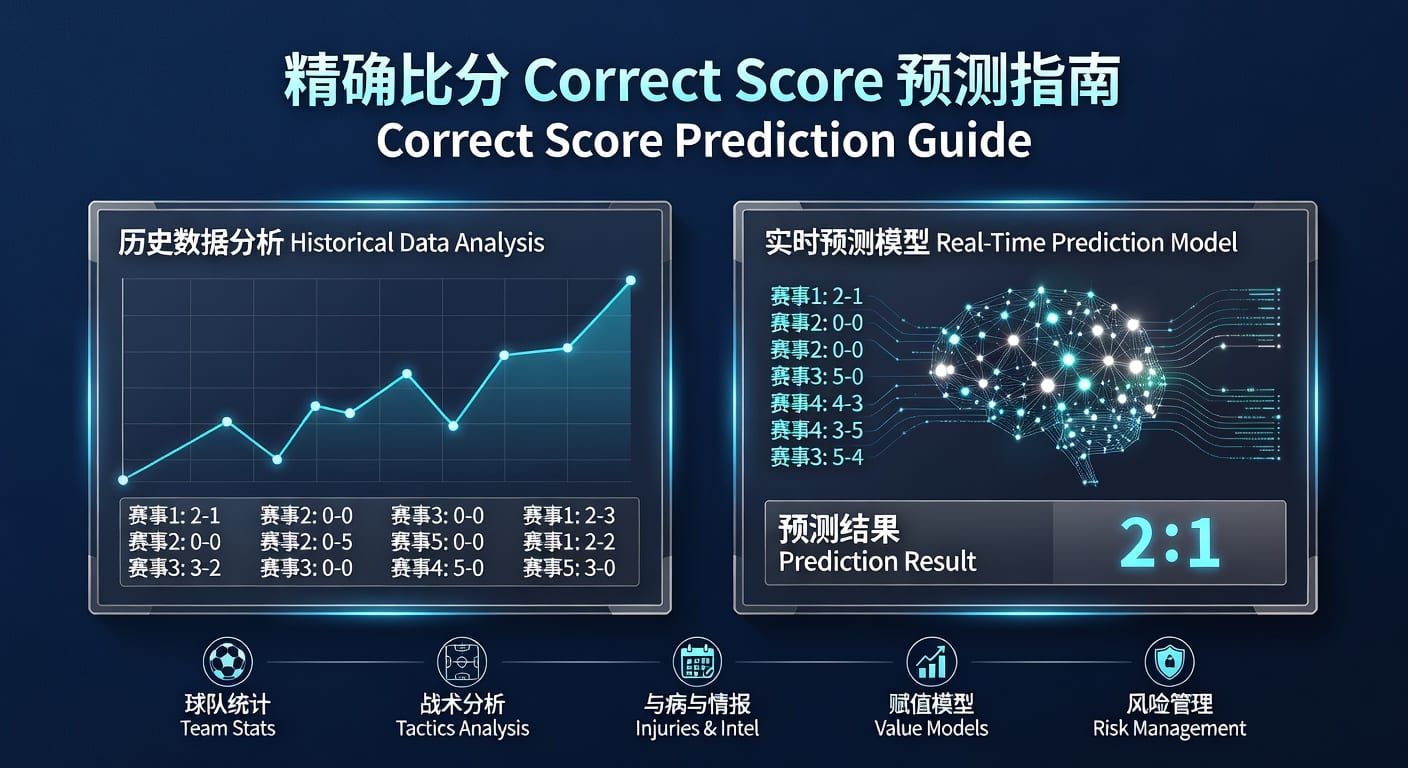 精确比分 correct score投注技巧与判断逻辑
